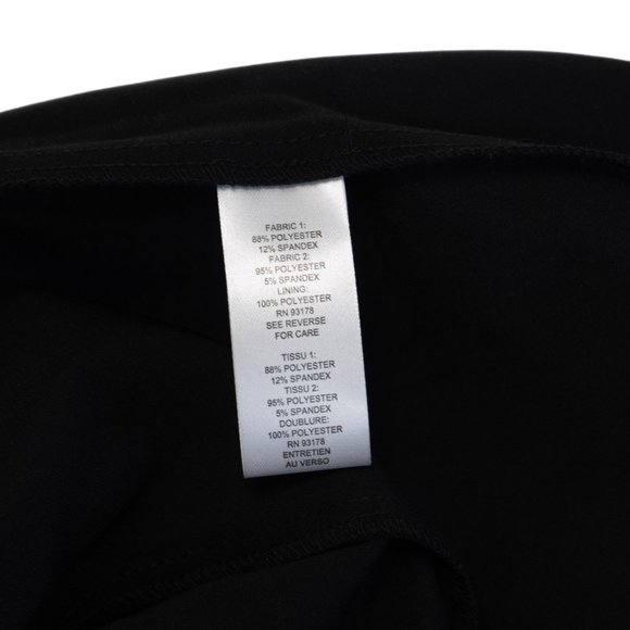 Tahari 3/4 Sleeve Shoulder Mesh Beaded Party/Cocktail MINI Dress Black Sz 6 New - Picture 8 of 8